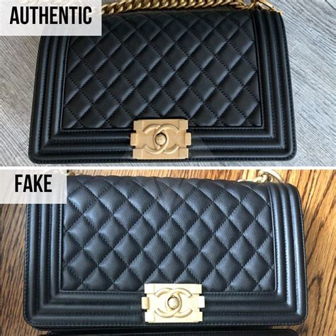 spot fake chanel boy bag|chanel bag real.